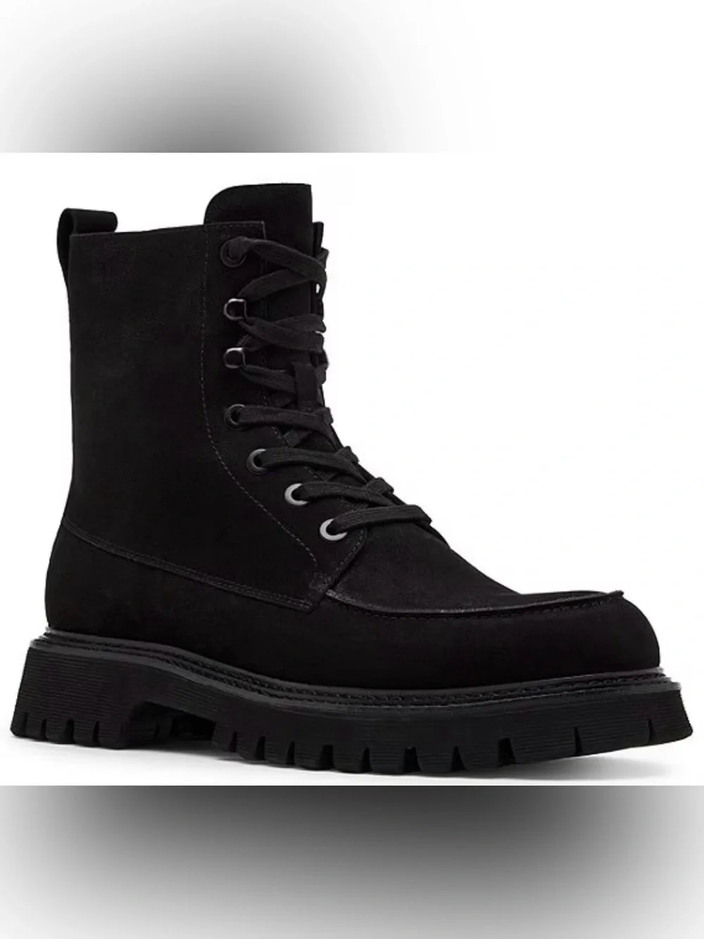 Steve Madden Walvia Nubuck Lug Sole Work Boots Size 11 NWOT